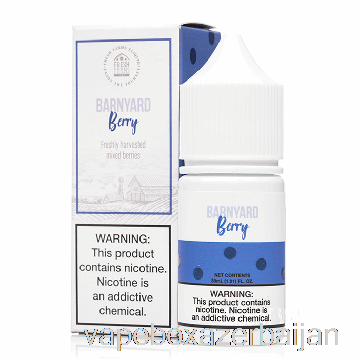 Vape Box Azerbaijan Barnyard Berry - Fresh Farms Salts - 30mL 50mg